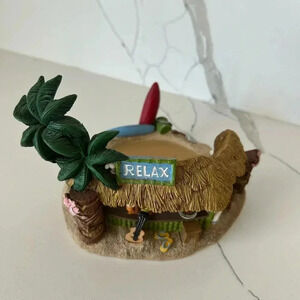 NWT Retired 2012 Yankee Candle Tiki Bar Candle Holder J/H W TIKI